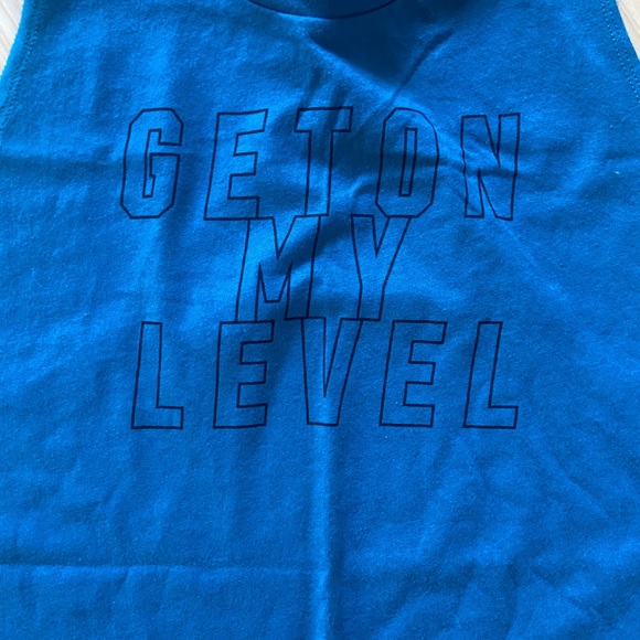 Victoria Secret Pink Sport Twist Back Tank Size Medium New WOMEN'S Teal - Picture 4 of 5